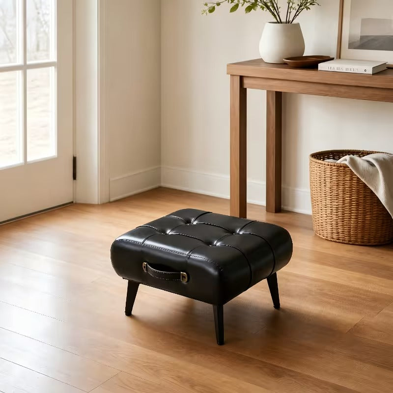 Tabouret à Pied en Bois – Design Naturel & Élégant