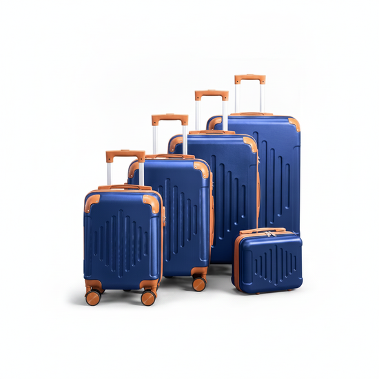 Ensemble de bagages rigides violet fonc assorti au marron 45 pices valise rigide extensible avec roulettes pivotantes bagage de voyage lger 1216202428 pouces